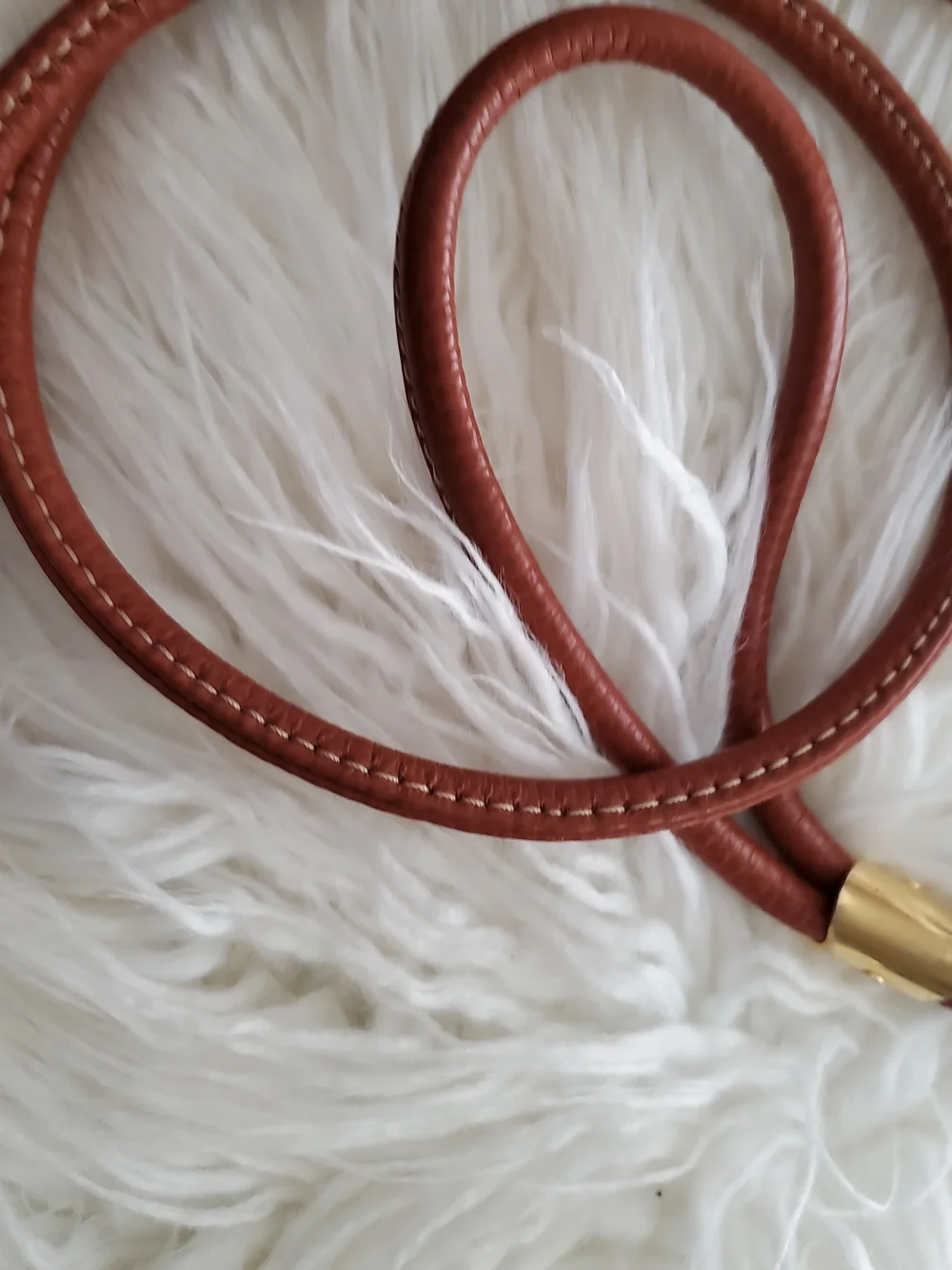 Cinopelca Brown Italian Leather Harness & Matching Lead (Used)